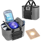 Bowling Ball Tote Insulated Zippered Pockets Dual Handles