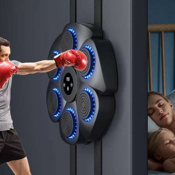 Boxing Pad Rhythm-Guided Punch Targets With Gloves