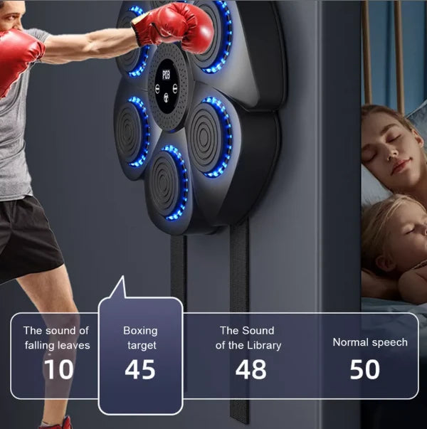 Boxing Pad Rhythm-Guided Punch Targets With Gloves