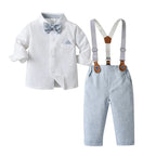 Boys' Suit Set Three-Piece Soft-Fit With Bow Tie