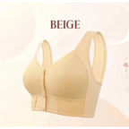 Bra Front Button Closure Wireless Molded Cups