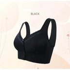 Bra Front Button Closure Wireless Molded Cups