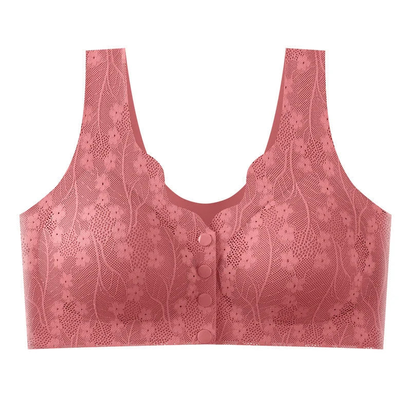 Bra Front Closure Wireless Soft Support