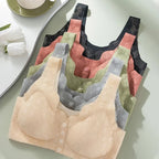 Bra Front Closure Wireless Soft Support
