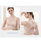 Bra Wireless Push-Up Molded Cups & X-Back