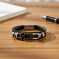 Bracelet Guitar-Inspired Leather Adjustable Fit