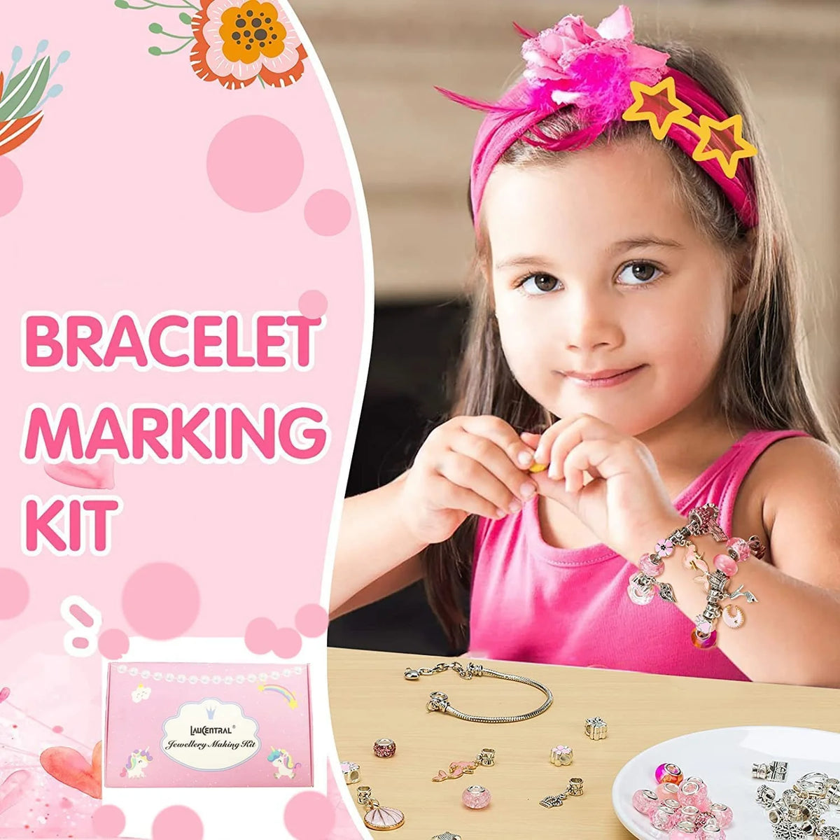 Bracelet Making Kit 82-Piece BPA-Free Adjustable Fit