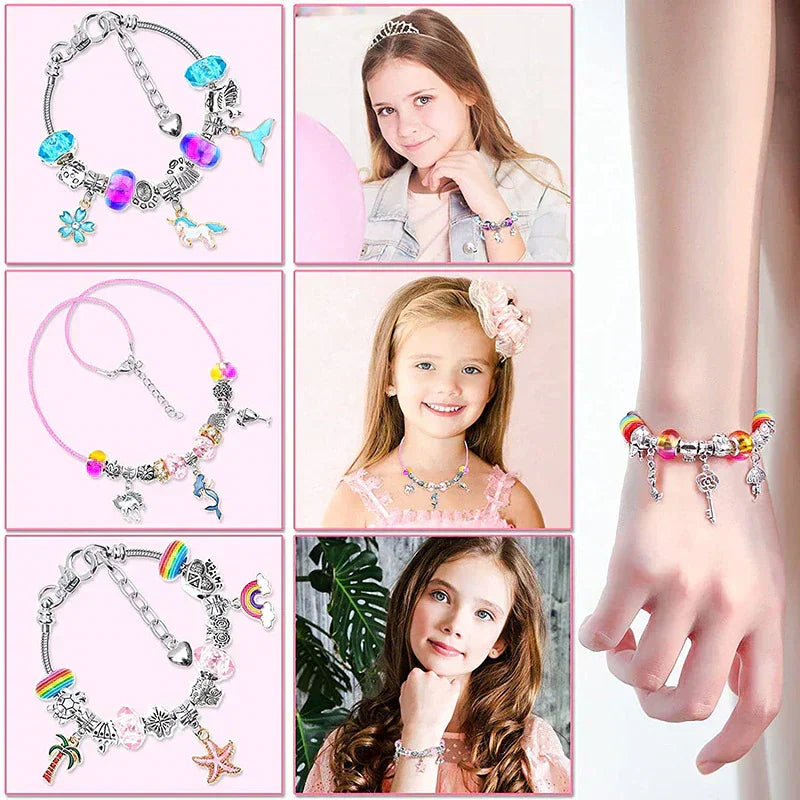 Bracelet Making Kit 82-Piece BPA-Free Adjustable Fit