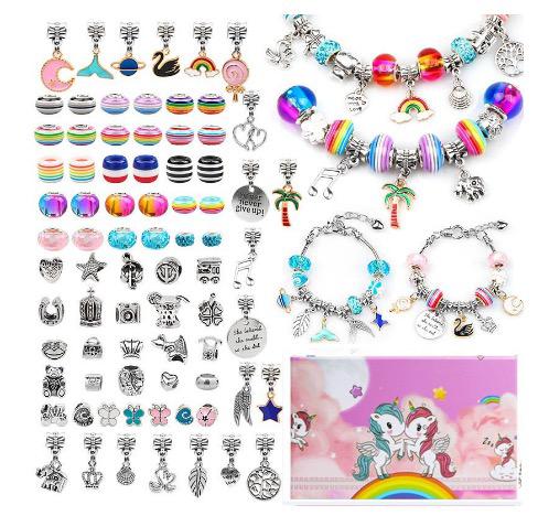 Bracelet Making Kit 82-Piece BPA-Free Adjustable Fit