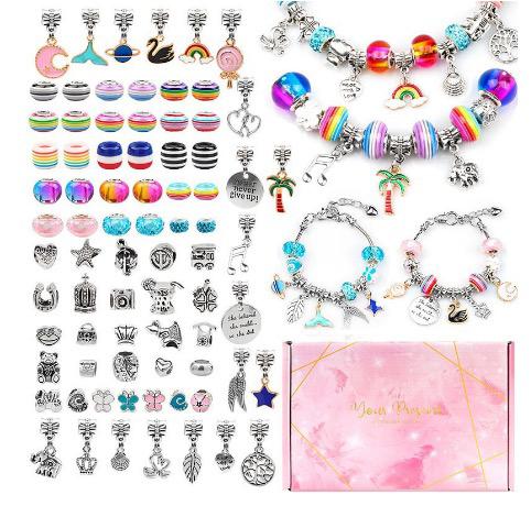 Bracelet Making Kit 82-Piece BPA-Free Adjustable Fit