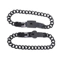 Bracelet Set Heart Lock & Key Stainless Steel