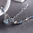 Bracelet Silver Zirconia Adjustable Fit