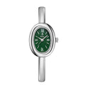 Bracelet Watch Oval Dial Slim Stainless Steel