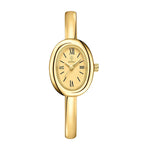 Bracelet Watch Oval Dial Slim Stainless Steel