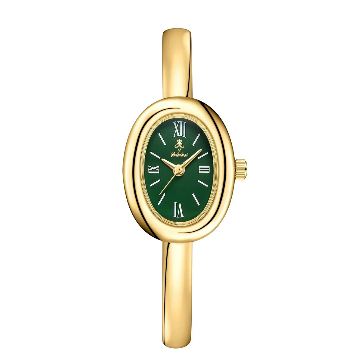 Bracelet Watch Oval Dial Slim Stainless Steel