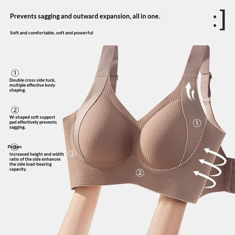 Bralette Seamless Wire-Free Adjustable Back Closure