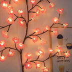Branch Lights Warm LED Flexible Metal USB Powered
