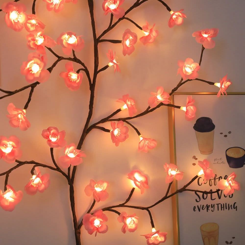 Branch Lights Warm LED Flexible Metal USB Powered