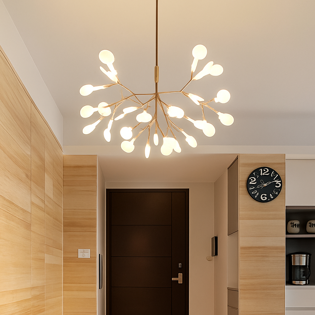 Branched Multi-LED Pendant Light (27-63 LEDs)