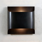 Brass Finish Curved LED Wall Sconce (Hardwired, Dimmable)