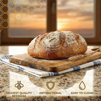 Bread Bag Beeswax Lined Organic Cotton