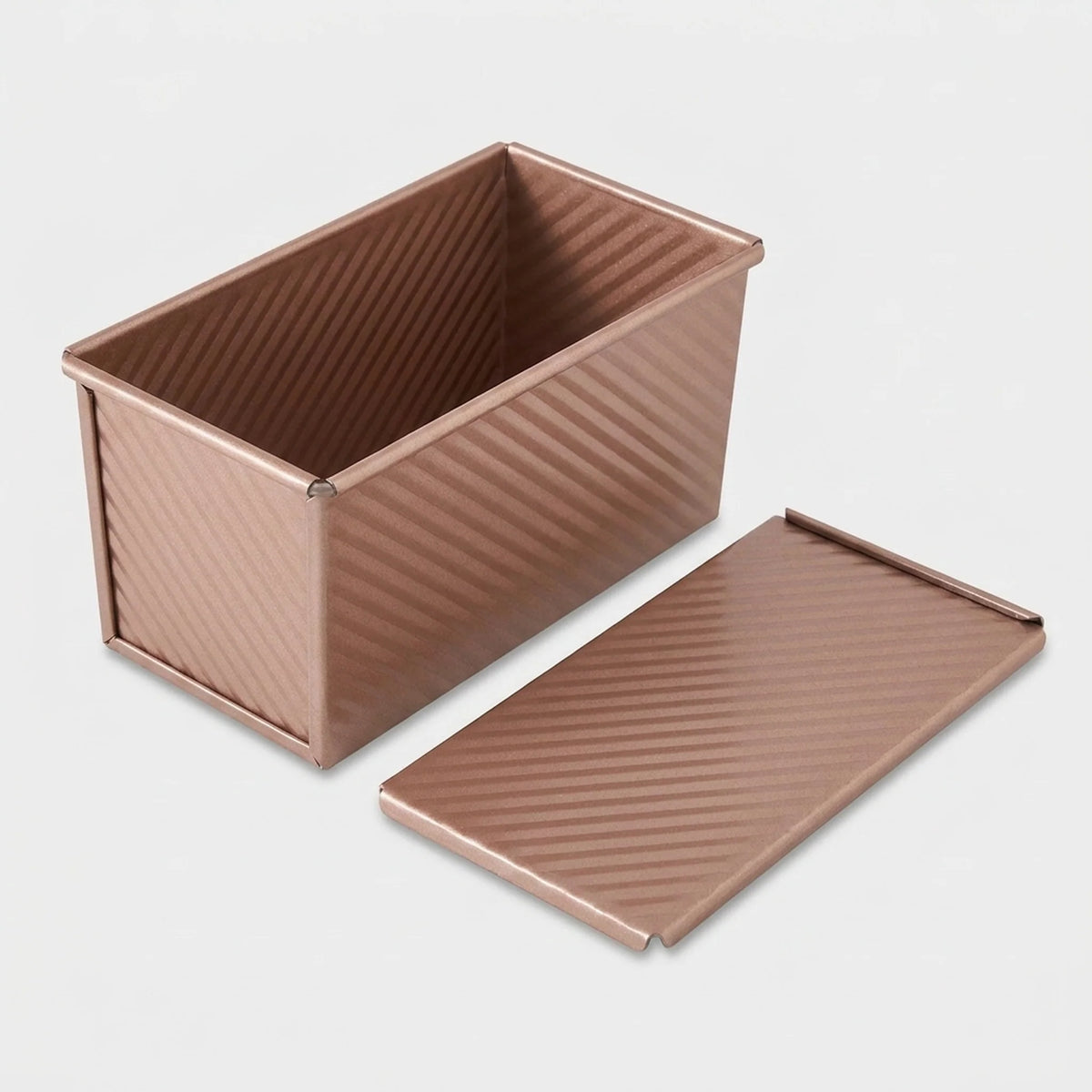 Bread Baking Pan Set Non-Stick Rose Gold 2-Piece