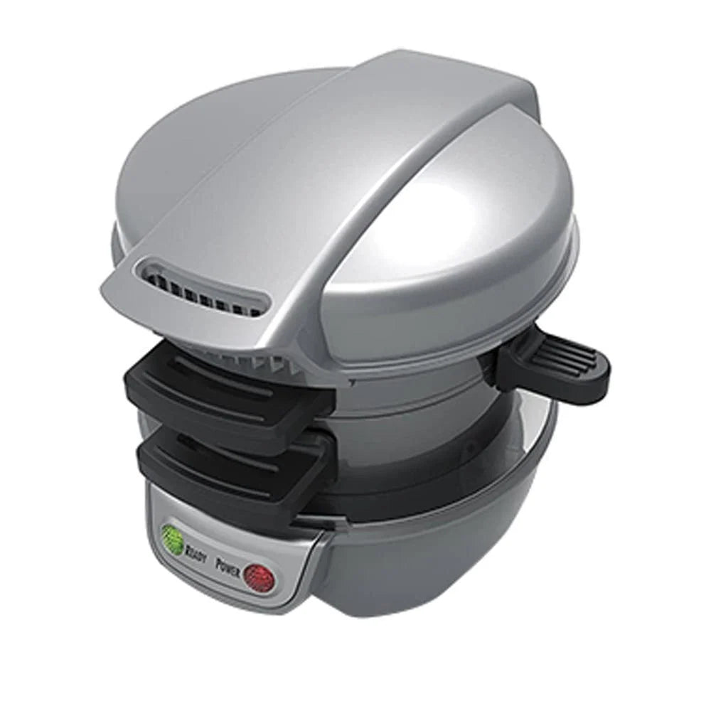 Breakfast Sandwich Maker Non-Stick & Rotating Plate Compact