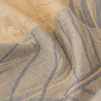 Breathable Cotton Gauze Leaf-Pattern Sofa Cover (Machine Washable)