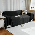 Breathable Diamond Grid Chenille Sofa Cover (Pet-Hair Friendly)