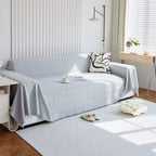 Breathable Diamond Grid Chenille Sofa Cover (Pet-Hair Friendly)