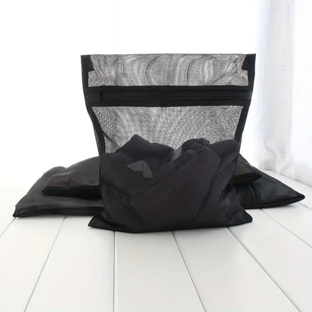 Breathable Microfiber Anti-Tangle Laundry Bags (Set of 3)