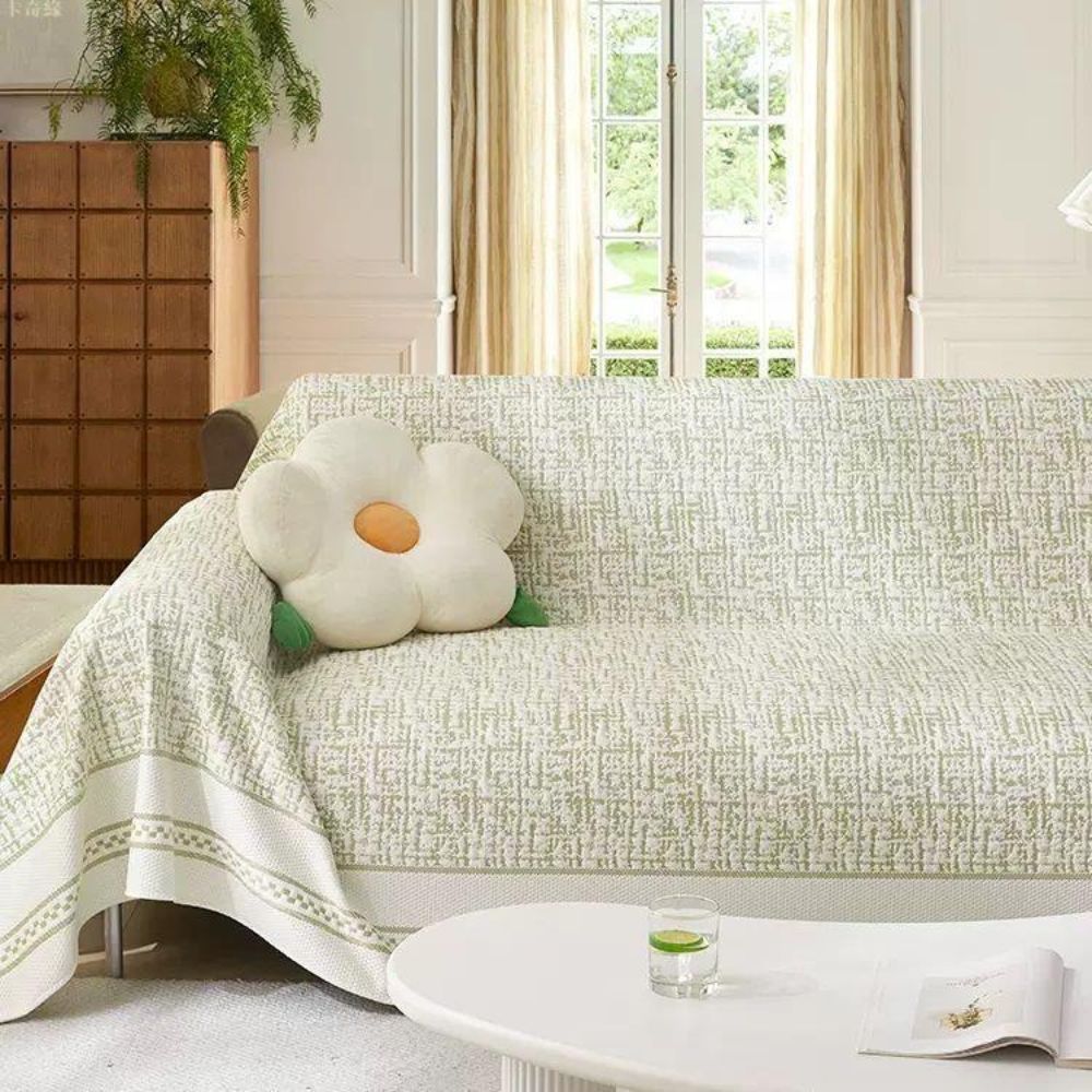 Breathable Microfiber Reversible Sofa Cover (Multiple Sizes)