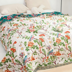 Breathable Reversible Woven Cotton Blanket (All-Season)
