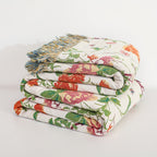 Breathable Reversible Woven Cotton Blanket (All-Season)