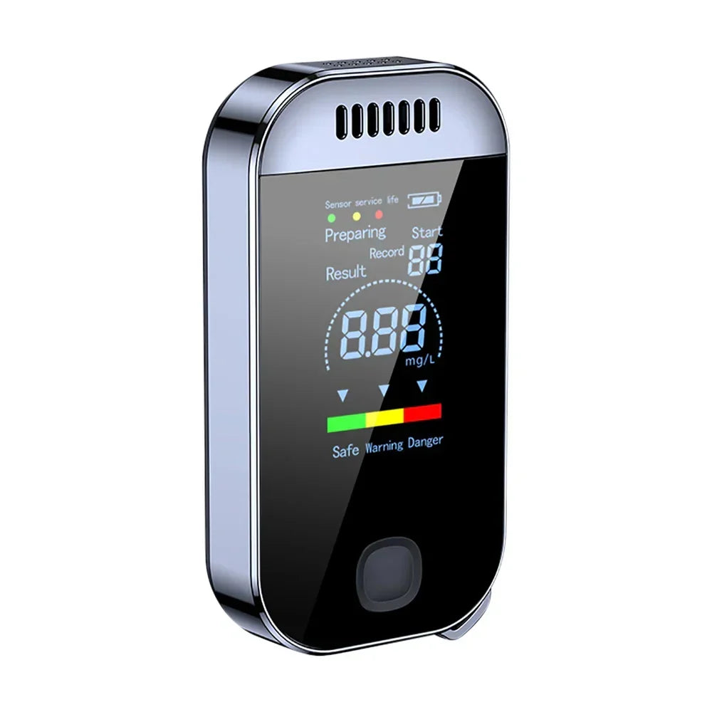 Breathalyzer Keychain LCD Screen & USB Rechargeable