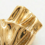 Brooch Mini Flower Vase Polished Metal