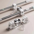 Broom Holder No-Drill Suction Adjustable Angle & Integrated Hooks