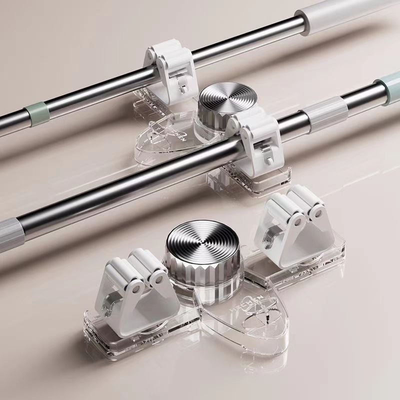 Broom & Mop Holder Suction Cups & Extra Hooks