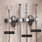 Broom & Mop Holder Suction Cups & Extra Hooks