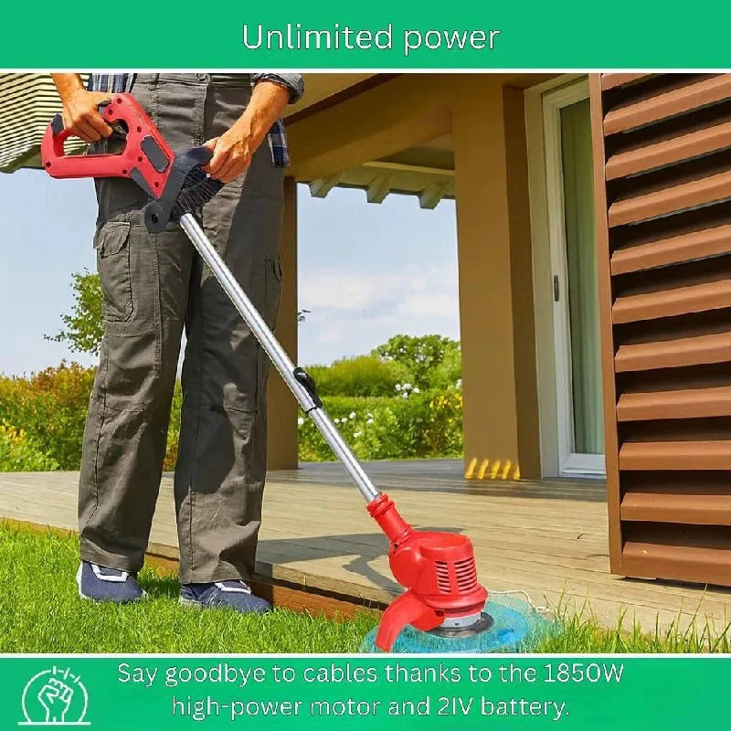 Brush Cutter Cordless 850W Interchangeable Blades