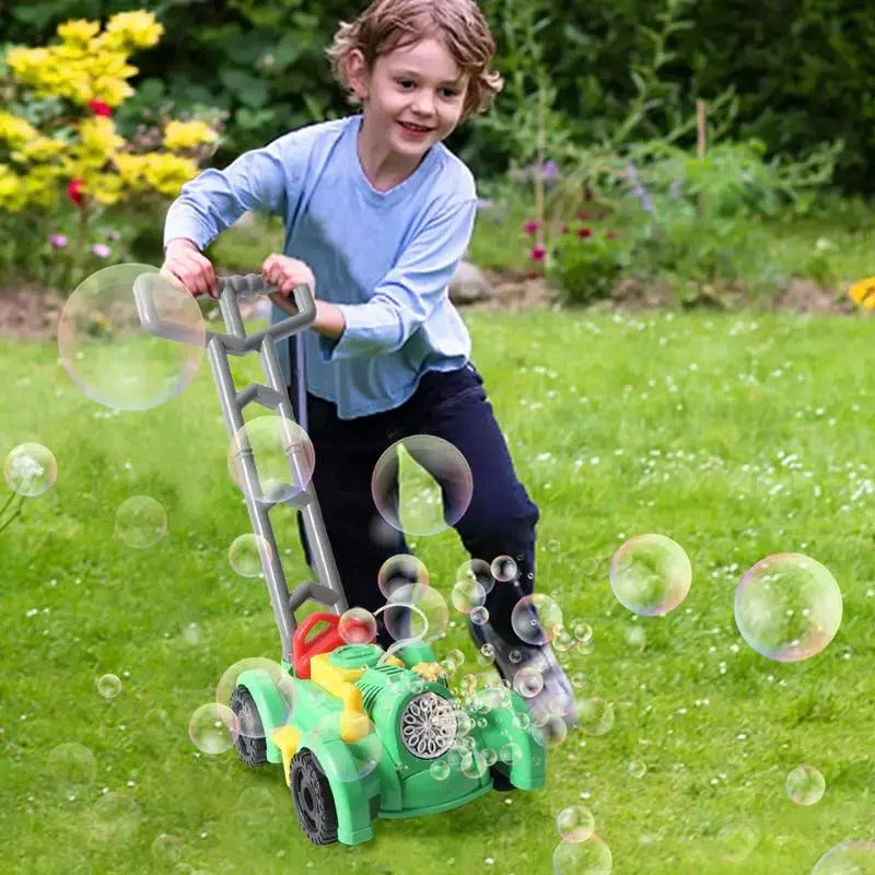 Bubble Lawn Mower Toy No Batteries Durable Plastic