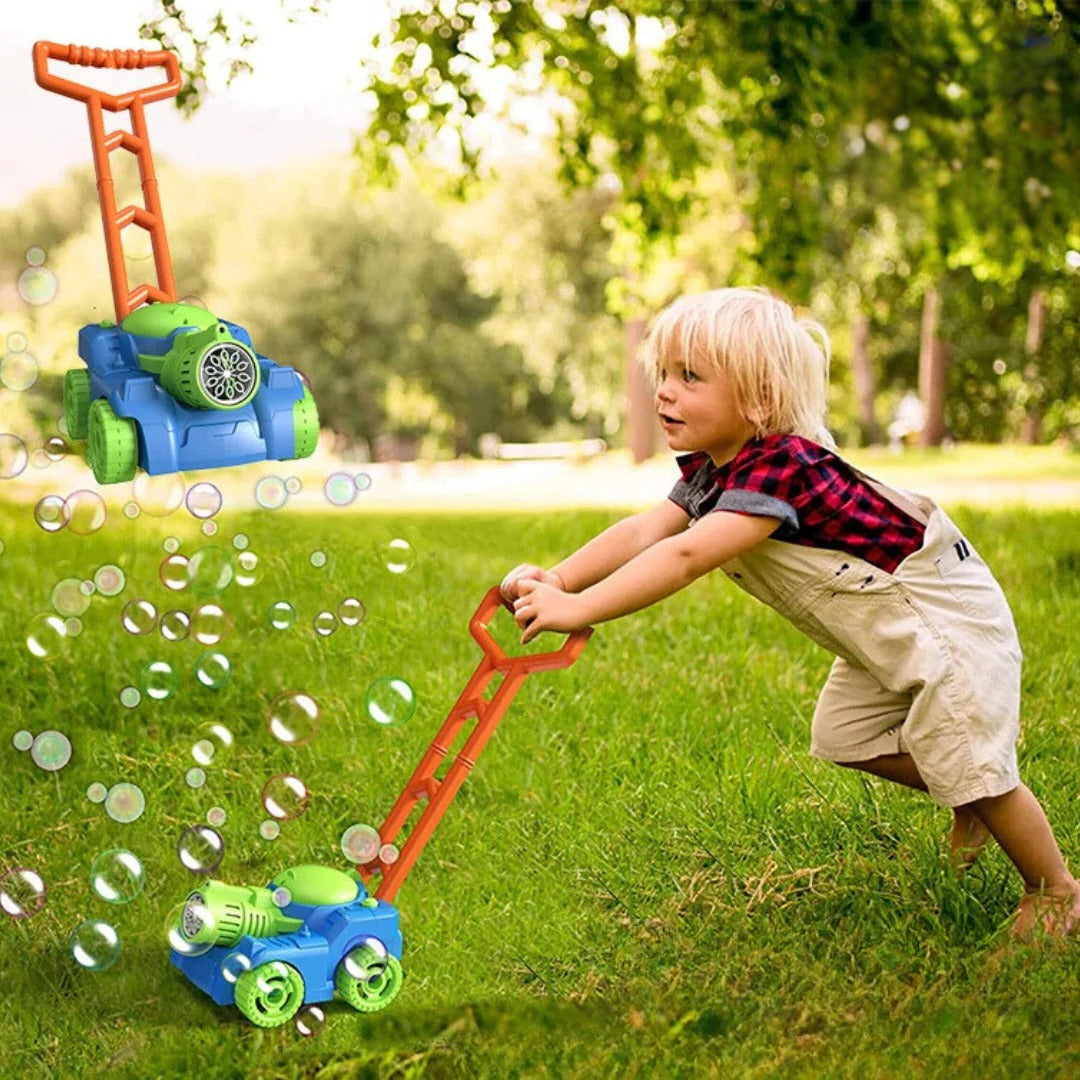Bubble Lawn Mower Toy No Batteries Durable Plastic
