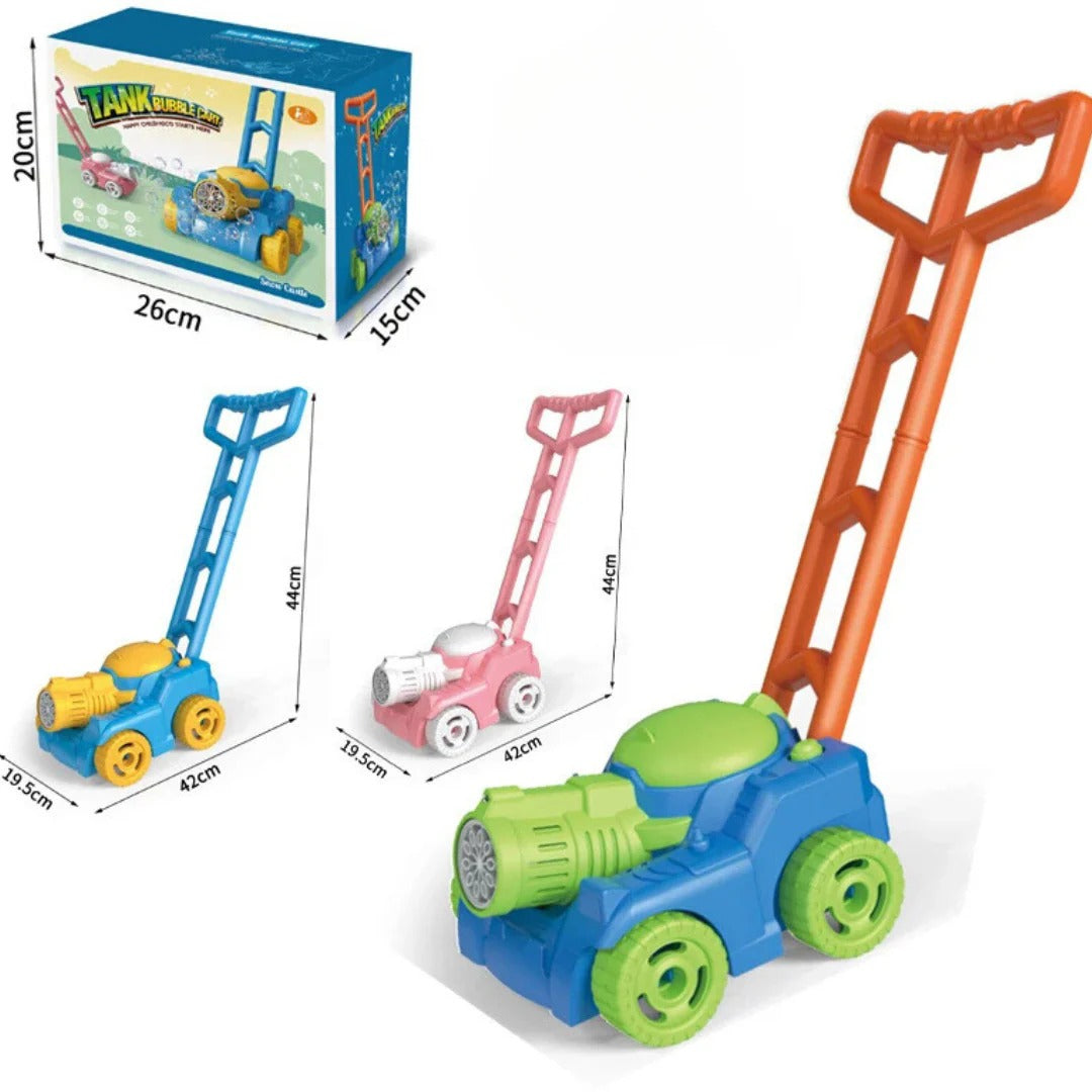 Bubble Lawn Mower Toy No Batteries Durable Plastic