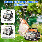 Bubble Machine 26 Wands USB & Battery Powered