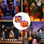Bubble Machine Pumpkin-Shaped High Output Rechargeable Purple LED