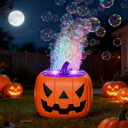 Bubble Machine Pumpkin-Shaped High Output Rechargeable Purple LED