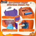 Bubble Machine Pumpkin-Shaped High Output Rechargeable Purple LED