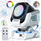 Bubble Machine Rechargeable RGB Lights 30,000 Bubbles Per Minute