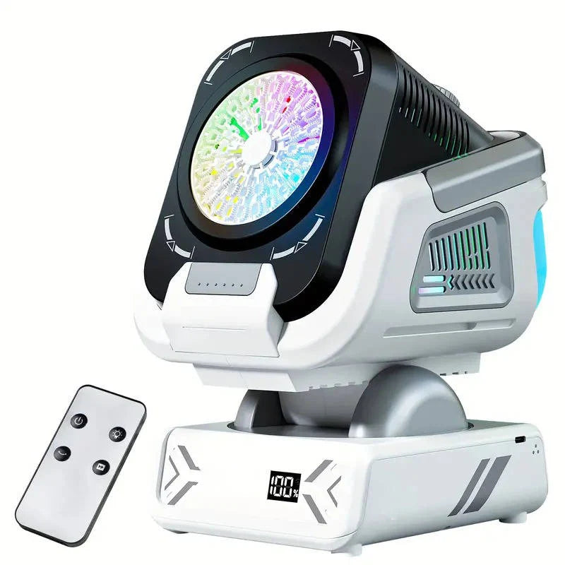 Bubble Machine Rechargeable RGB Lights 30,000 Bubbles Per Minute