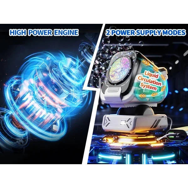 Bubble Machine Rechargeable RGB Lights 30,000 Bubbles Per Minute